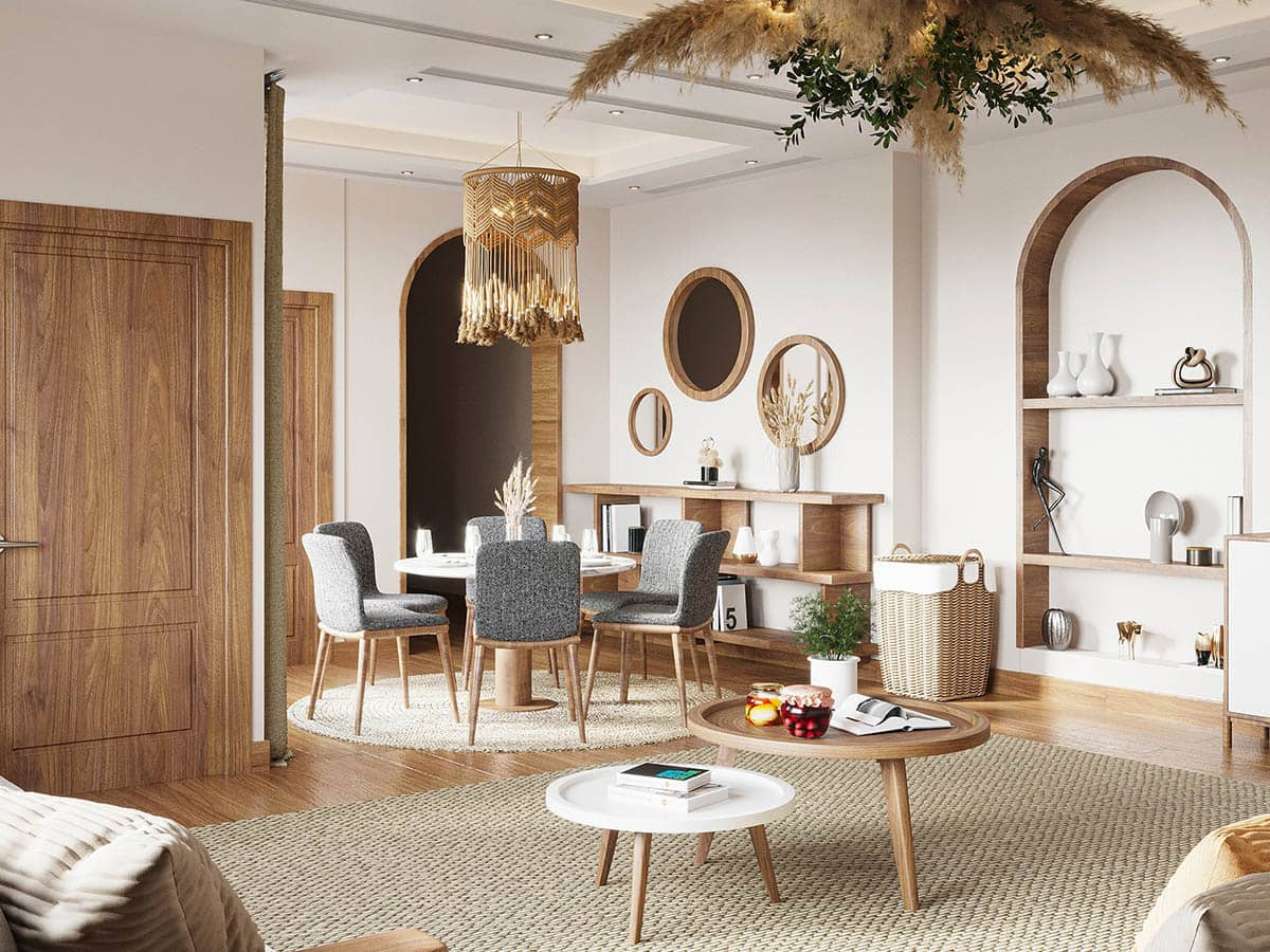 Nội Thất Gỗ Phong Cách Bắc Âu