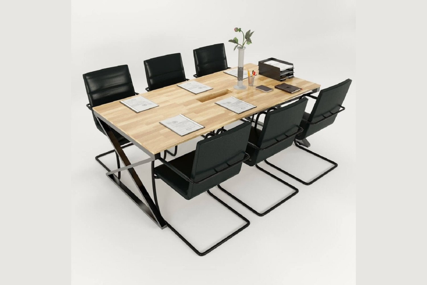 ban hop van phong chon thanh binh duong 3 Bàn họp dành cho 6 – 8 người