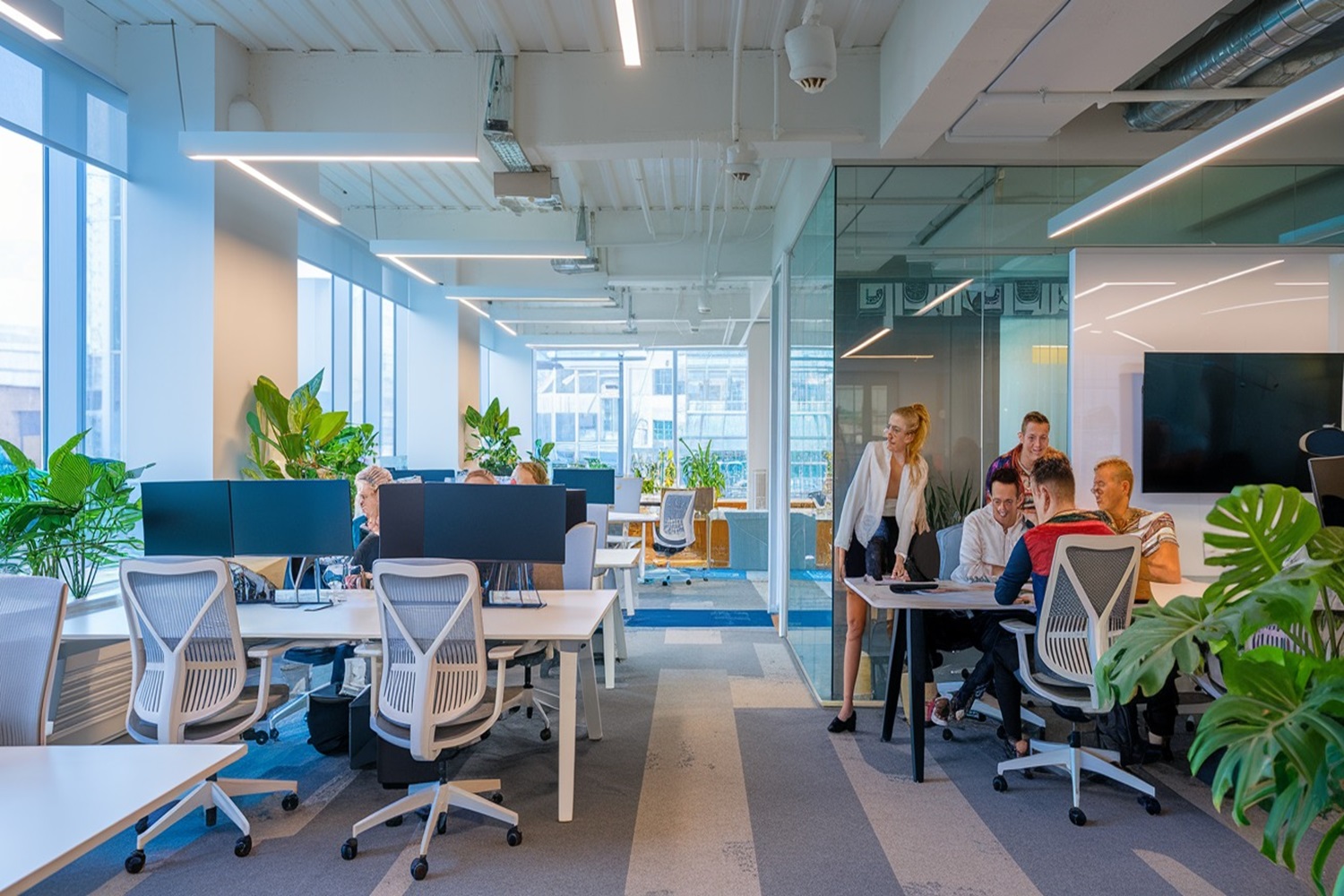 Nội thất văn phòng Hòa Phát Chơn Thành